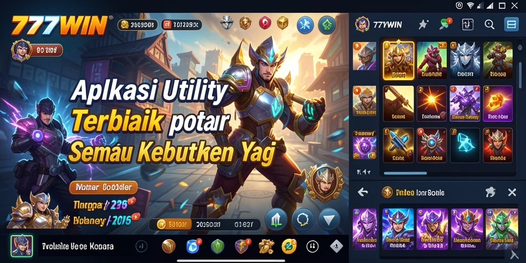 Tampilan antarmuka aplikasi 777WIN yang menarik dan fungsional.