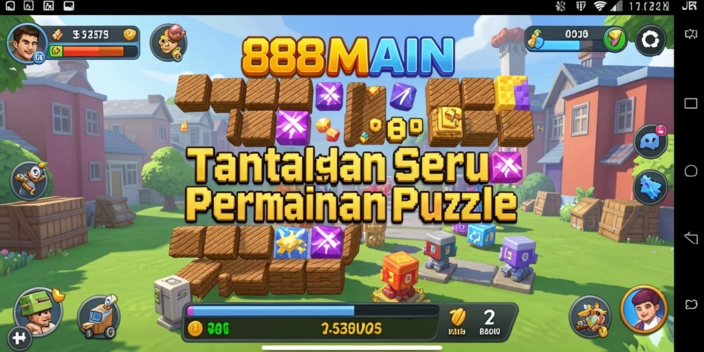 Screenshot gameplay 88MAIN menampilkan level teka-teki yang menarik.