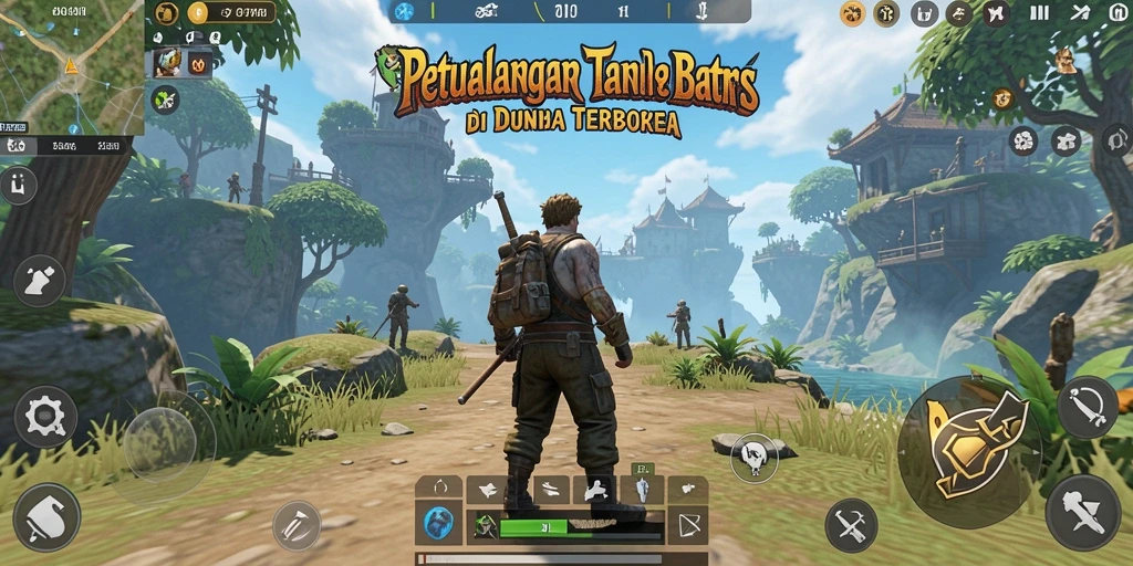 Tangkapan layar utama 8II menampilkan gameplay petualangan Open World yang menakjubkan.