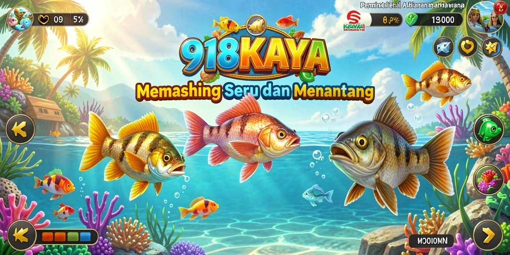 Gameplay menarik dalam memancing ikan besar di 918KAYA.