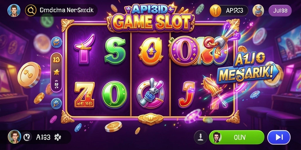 Screenshot gameplay API33 menampilkan keseruan permainan Slot.