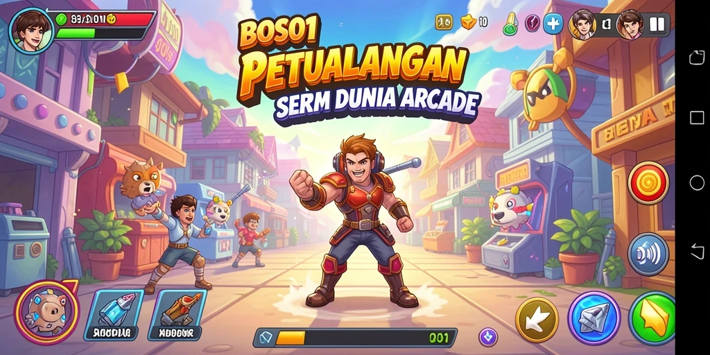 Tampilan gameplay seru dari BOS01 dengan aksi penuh tantangan.