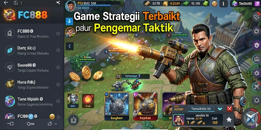 Gameplay FC888 yang menantang dan menarik di layar.