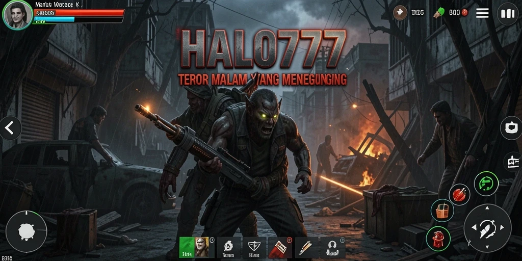 Screenshot HALO777 menunjukkan momen menegangkan saat pemain menghadapi hantu.