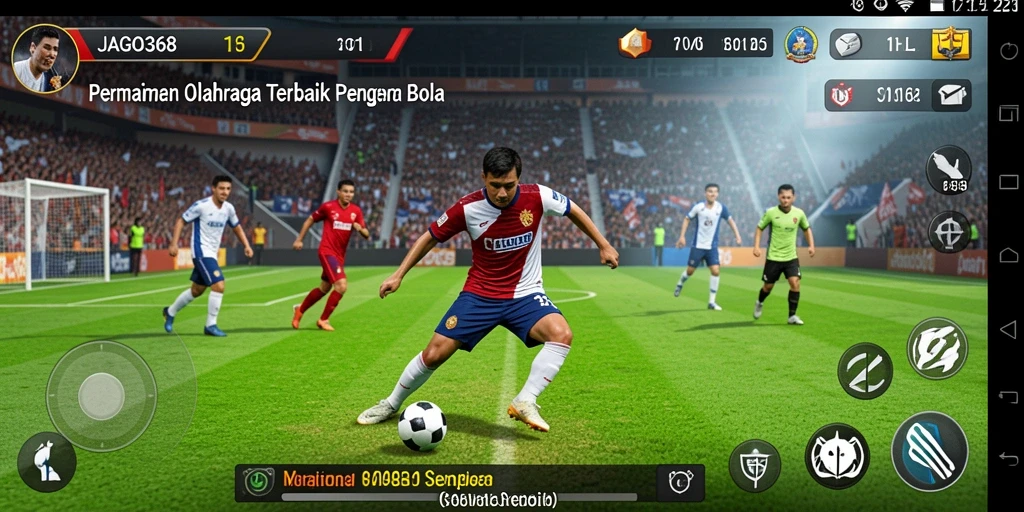 Screenshot gameplay JAGO368 dengan aksi seru di lapangan.