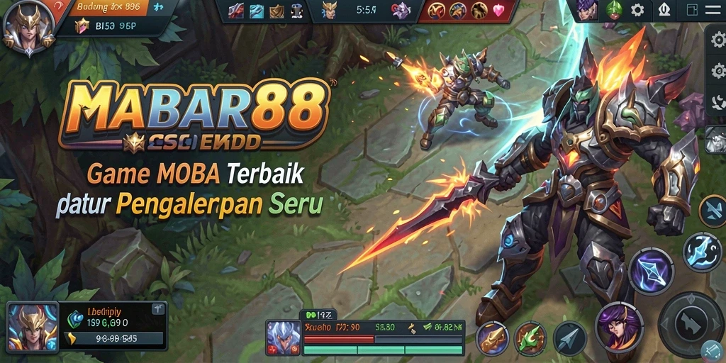 Gameplay seru dengan aksi pertempuran tim dalam MABAR88.