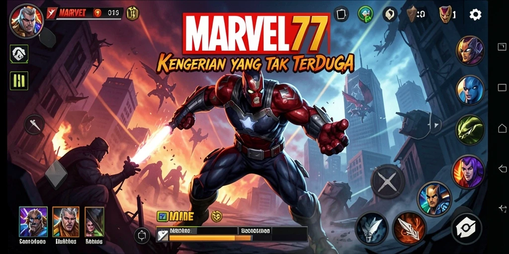 Tampilan gameplay <strong>MARVEL77</strong> yang menegangkan dan menakutkan.