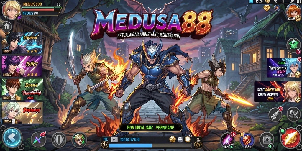 Tampilan menarik dari gameplay <strong>MEDUSA88</strong> yang penuh aksi.