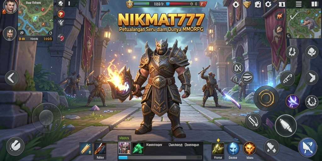 Tangkap momen seru dari gameplay MMORPG di NIKMAT777.