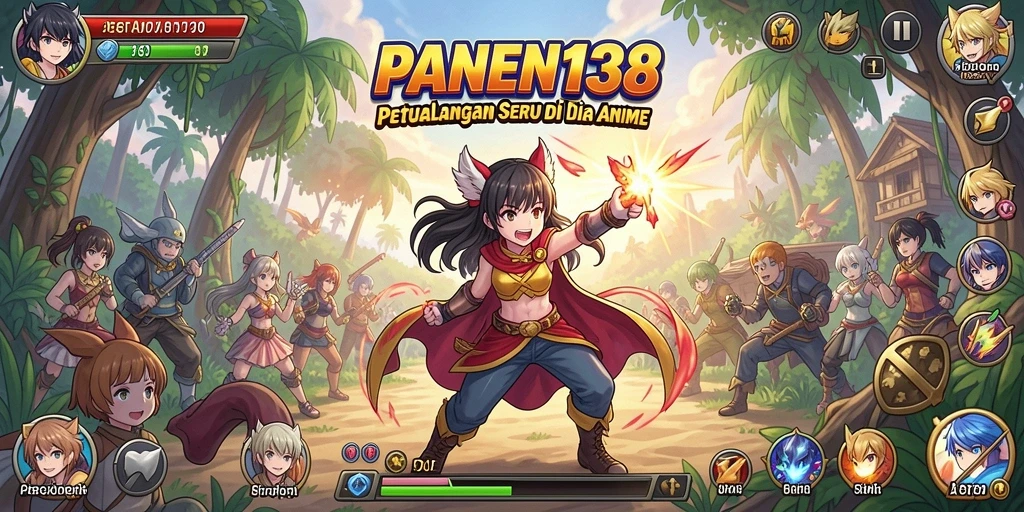 Tangkapan layar menunjukkan momen seru dalam gameplay Anime.
