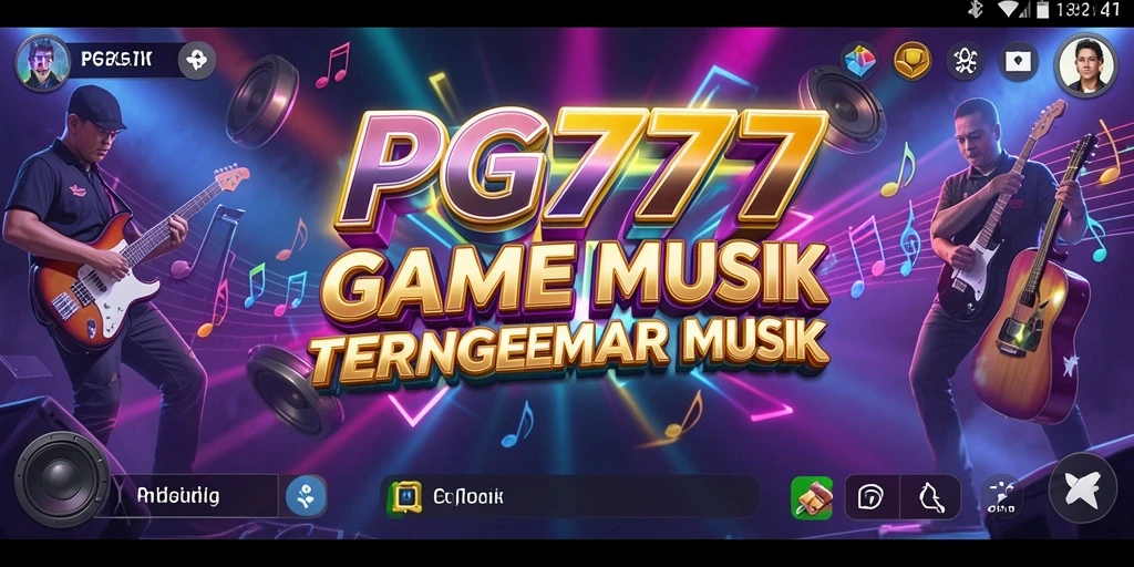 Tampilan gameplay PG777 saat memainkan lagu favorit dengan penuh semangat.