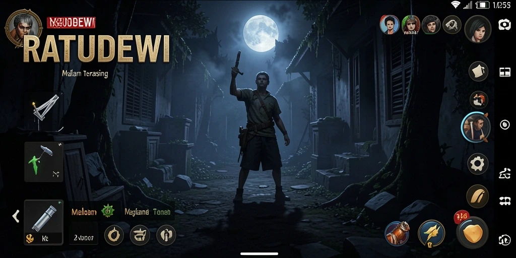 Tampak gameplay menegangkan dalam suasana Horror yang mencekam.