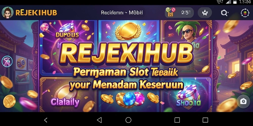 Tampilan gameplay menarik di REJEKIHUB dengan berbagai tema slot.