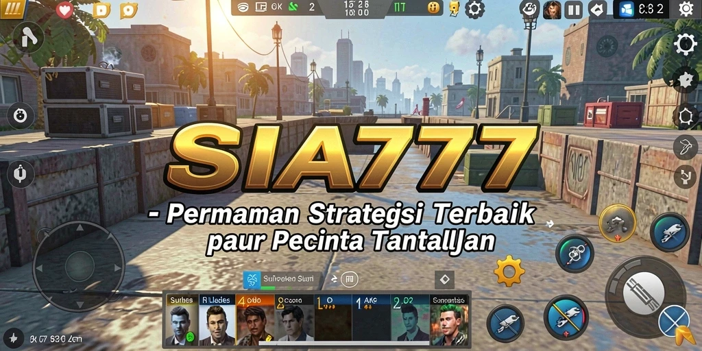 Tangkapan layar utama SIA777 menunjukkan aksi strategi yang mendebarkan.
